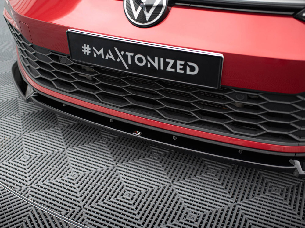 Maxton front splitter v3 + flaps for volkswagen golf gti/gte/gtd/r-line mk8 4 Maxton front splitter v3 + flaps for volkswagen golf gti/gte/gtd/r-line mk8 - image 4