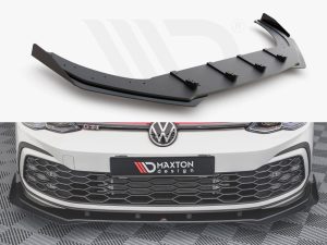 Maxton Street Pro Front Splitter + Flaps for Volkswagen Golf GTI/GTE/GTD/R-Line Mk8