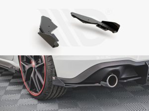 Maxton Street Pro Rear Side Splitters + Flaps Volkswagen Golf GTI / GTE / R-Line Mk8