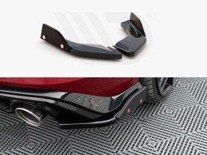 Maxton Rear Side Splitters V2 + Flaps for Volkswagen Golf GTI/GTE/GTD Mk8