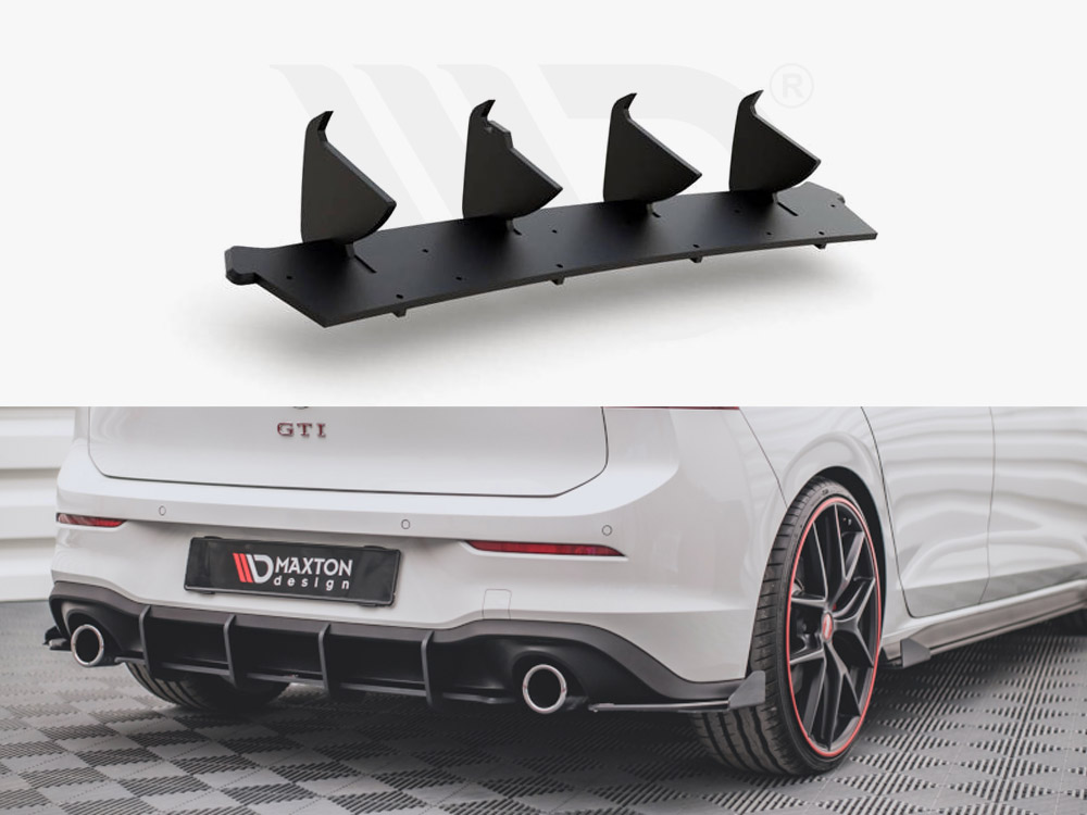 Maxton street pro rear diffuser v1 for vw golf mk8 gti 1 Maxton street pro rear diffuser v1 for vw golf mk8 gti