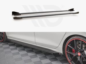 Maxton Street Pro Side Skirts Diffusers + Flaps Volkswagen Golf GTI / GTE / GTI Clubsport / R-Line Mk8
