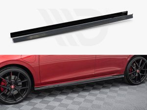 Maxton Side Skirts Diffusers V3 Volkswagen Golf GTI/GTE/GTI Clubsport/GTD/R-Line Mk8