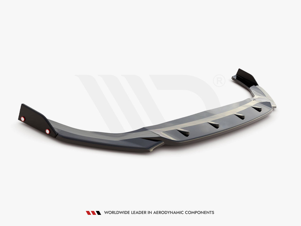 Maxton front splitter v2 + flaps volkswagen golf gti/gte/gtd/r-line mk8 5 Maxton front splitter v2 + flaps volkswagen golf gti/gte/gtd/r-line mk8 - image 5