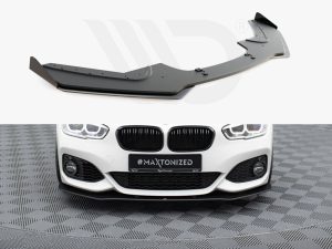 Maxton Street Pro Front Splitter V3 + Flaps BMW 1 Series F20 M-Pack Facelift Models / M140i