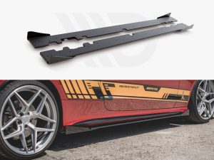 Maxton Street Pro Side Skirts Diffusers + Flaps Mercedes-AMG C43 Coupe C205