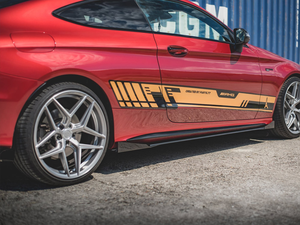Maxton street pro side skirts diffusers + flaps mercedes-amg c43 coupe c205 3 Maxton street pro side skirts diffusers + flaps mercedes-amg c43 coupe c205 - image 3