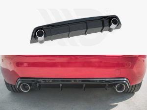 Maxton Rear Valance + Exhaust Ends Imitation Peugeot 308 GT Mk2 Facelift Models