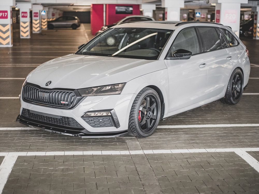 Maxton front splitter v3 skoda octavia rs mk4 (2020+) 2 Maxton front splitter v3 skoda octavia rs mk4 (2020+) - image 2