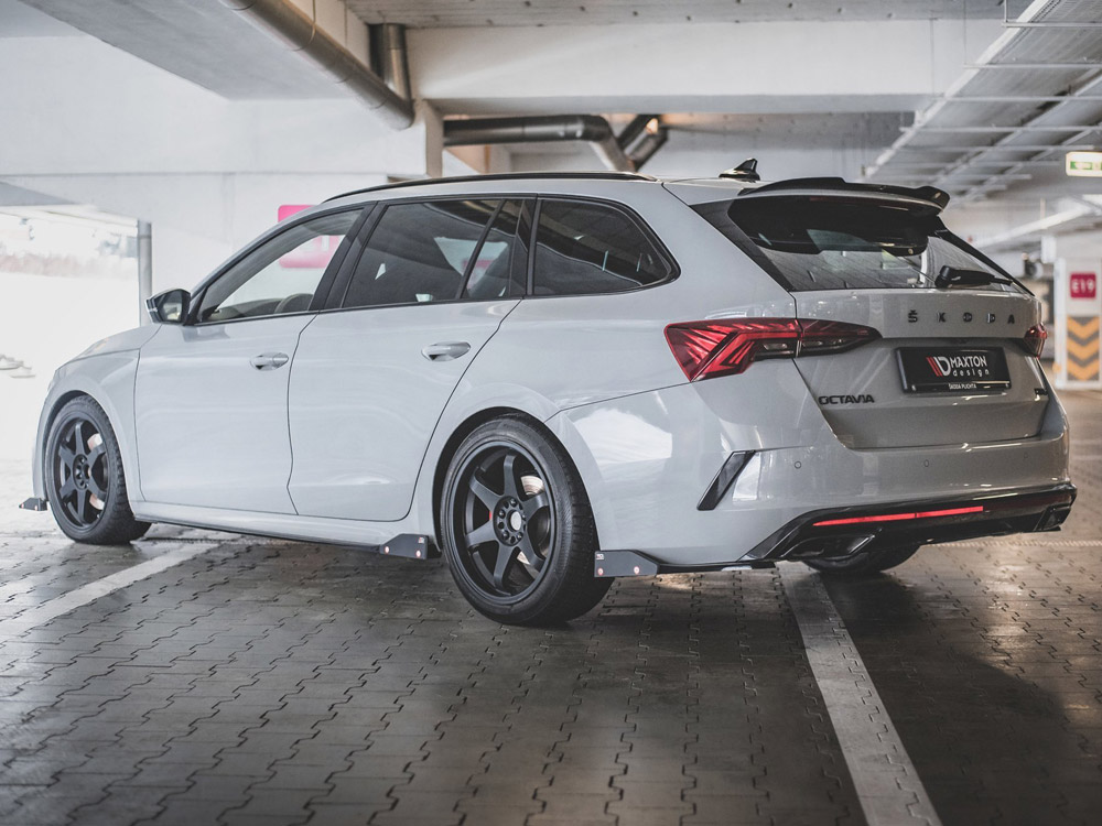 Maxton side skirts diffusers v2 + flaps skoda octavia rs mk4 2 Maxton side skirts diffusers v2 + flaps skoda octavia rs mk4 - image 2