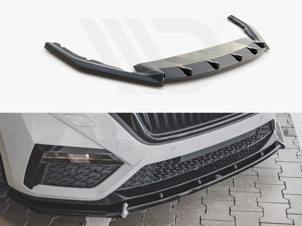 Maxton front splitter v1 skoda octavia rs mk4 (2020+) 1 Maxton front splitter v1 skoda octavia rs mk4 (2020+)