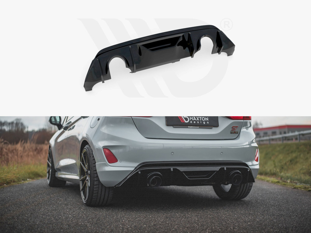 Maxton rear diffuser + milltek gpf/opf back exhaust system - ford fiesta mk8 st & mk8. 5 st (2018-2022) 1 Maxton rear diffuser + milltek gpf/opf back exhaust system - ford fiesta mk8 st & mk8. 5 st (2018-2022)