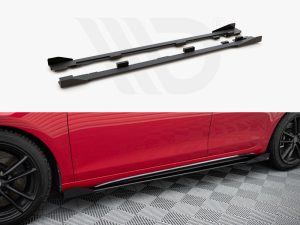 Maxton Street Pro Side Skirts Diffusers + Flaps for VW Golf GTI Mk6