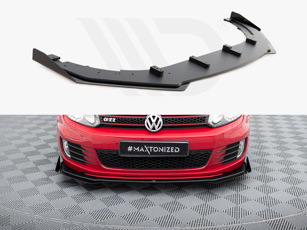 Maxton street pro front splitter v3 + flaps for vw golf gti mk6 1 Maxton street pro front splitter v3 + flaps for vw golf gti mk6