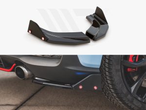 Maxton Rear Side Splitters V6 + Flaps Hyundai i30 N Mk3 Hatchback