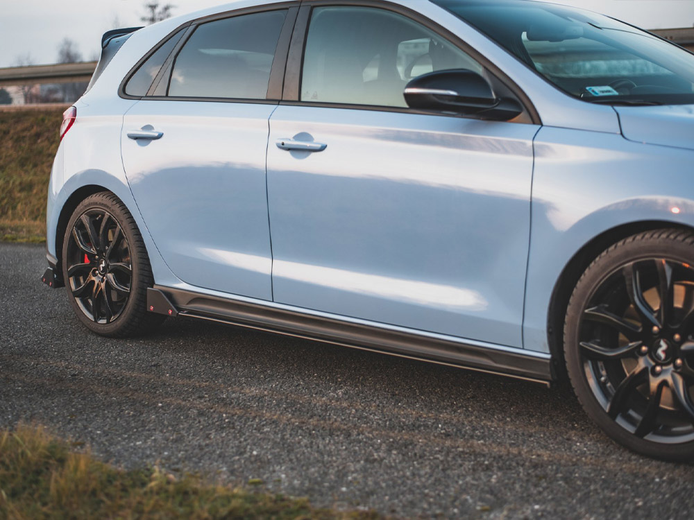 Maxton side skirts diffusers v5 + flaps hyundai i30 n mk3 / mk3 facelift models hatchback / fastback 3 Maxton side skirts diffusers v5 + flaps hyundai i30 n mk3 / mk3 facelift models hatchback / fastback - image 3