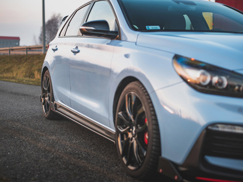 Maxton side skirts diffusers v5 + flaps hyundai i30 n mk3 / mk3 facelift models hatchback / fastback 4 Maxton side skirts diffusers v5 + flaps hyundai i30 n mk3 / mk3 facelift models hatchback / fastback - image 4