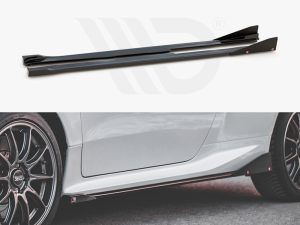 Maxton Side Skirts Diffusers V2 + Flaps Toyota GR Yaris Mk4