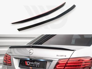 Maxton Spoiler Cap Mercedes E63 AMG/AMG-Line Saloon W212 Facelift Models