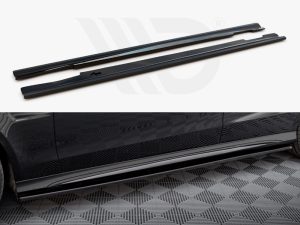 Maxton Side Skirts Diffusers Mercedes E63 AMG/AMG-Line Saloon W212 Facelift Models