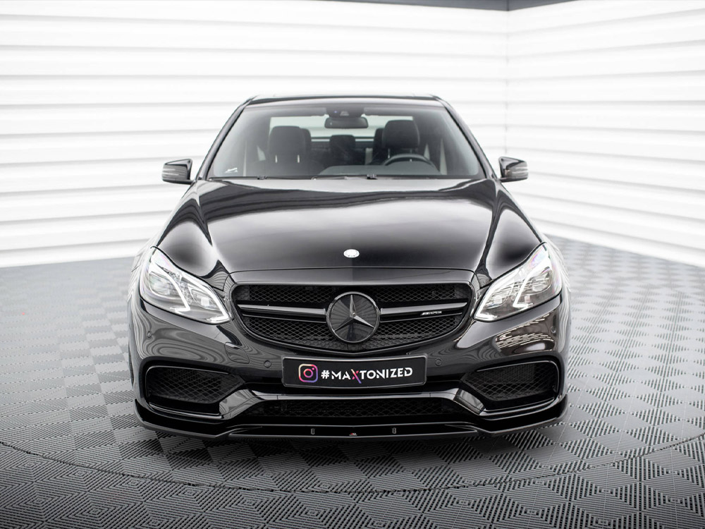 Maxton front splitter mercedes e63 amg saloon w212 facelift models 3 Maxton front splitter mercedes e63 amg saloon w212 facelift models - image 3