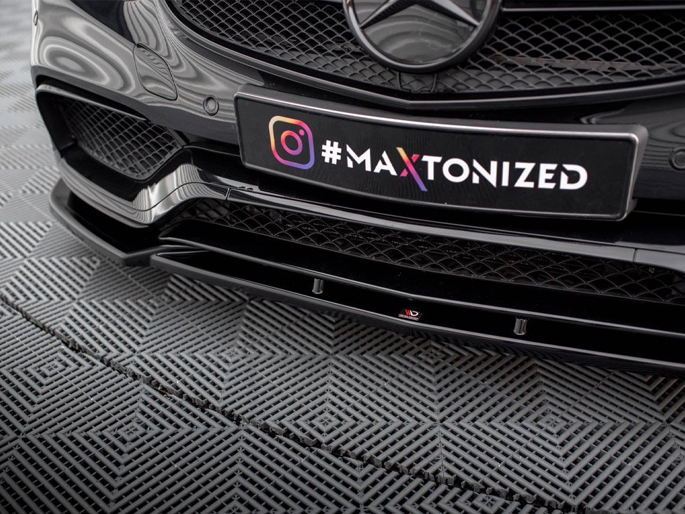 Maxton front splitter mercedes e63 amg saloon w212 facelift models 4 Maxton front splitter mercedes e63 amg saloon w212 facelift models - image 4