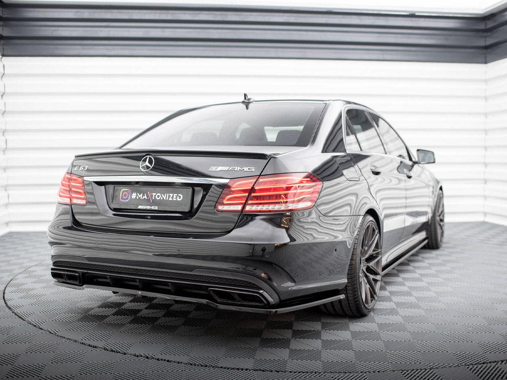 Maxton rear splitter (vertical bars) mercedes e63 amg saloon w212 facelift models 2 Maxton rear splitter (vertical bars) mercedes e63 amg saloon w212 facelift models - image 2
