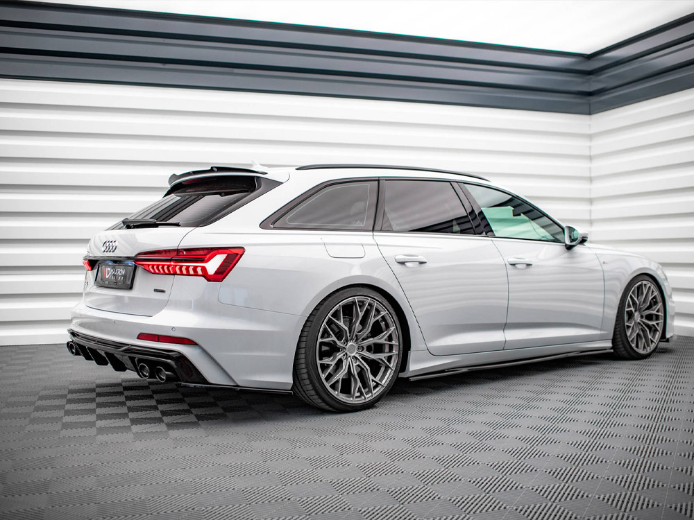 Maxton rear valance + exhaust ends imitation audi s6/a6 s-line c8 2 Maxton rear valance + exhaust ends imitation audi s6/a6 s-line c8 - image 2