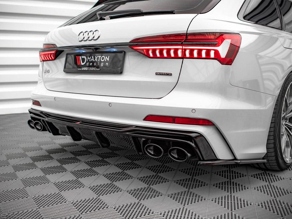 Maxton rear valance + exhaust ends imitation audi s6/a6 s-line c8 4 Maxton rear valance + exhaust ends imitation audi s6/a6 s-line c8 - image 4