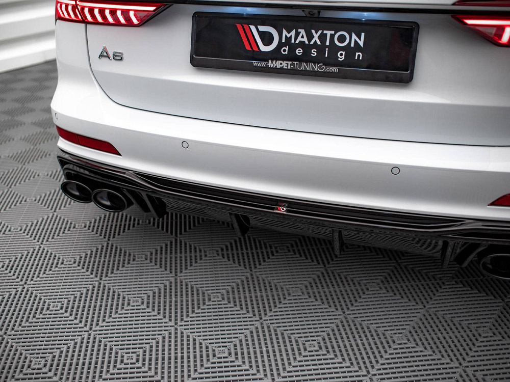Maxton rear valance + exhaust ends imitation audi s6/a6 s-line c8 5 Maxton rear valance + exhaust ends imitation audi s6/a6 s-line c8 - image 5