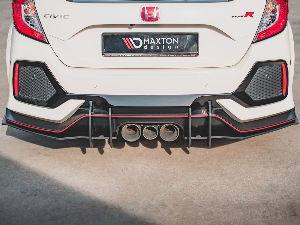 Maxton street pro rear diffuser v2 honda civic mk10 type r 4 Maxton street pro rear diffuser v2 honda civic mk10 type r - image 4