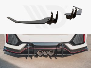 Maxton Street Pro Rear Diffuser V2 Honda Civic Mk10 Type R