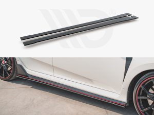 Maxton Street Pro Side Skirts Diffusers V2 Honda Civic Mk10 Type-R