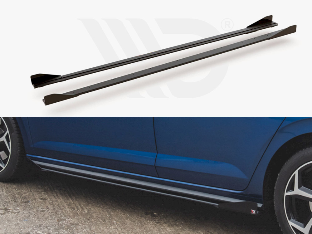 Maxton street pro side skirts diffusers + flaps for vw polo gti mk6 1 Maxton street pro side skirts diffusers + flaps for vw polo gti mk6
