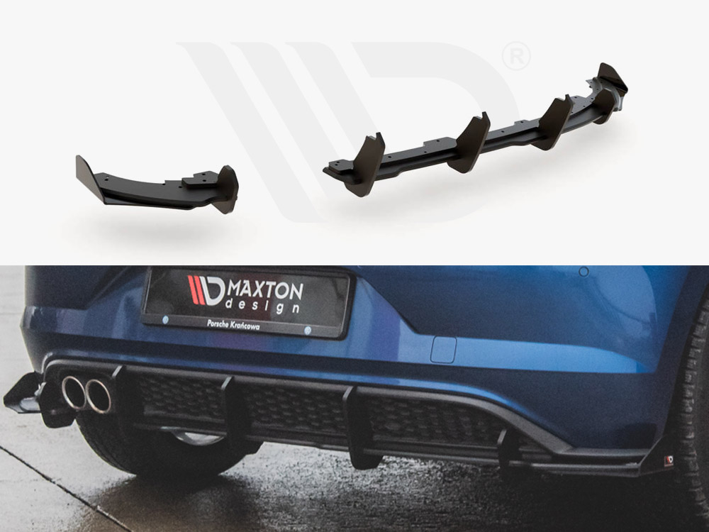 Maxton street pro rear valance + flaps volkswagen polo gti mk6 1 Maxton street pro rear valance + flaps volkswagen polo gti mk6