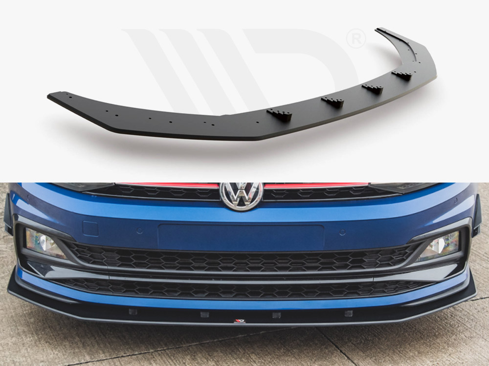 Maxton street pro front splitter vw polo gti mk6 1 Maxton street pro front splitter vw polo gti mk6
