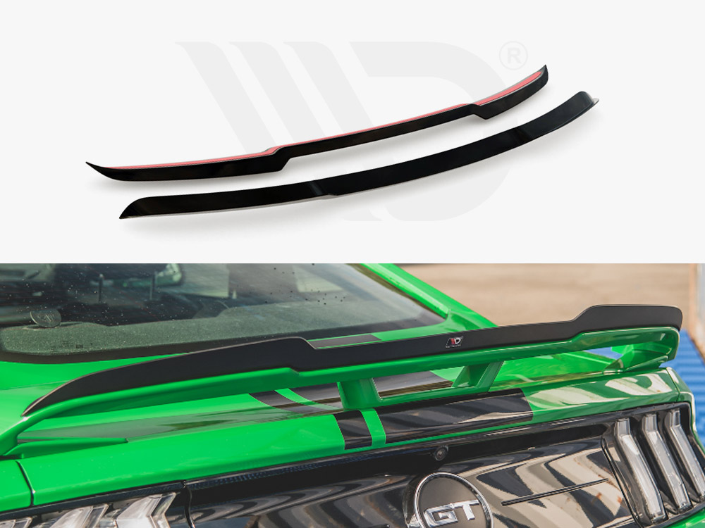 Maxton spoiler cap ford mustang gt mk6 facelift models (2017+) 1 Maxton spoiler cap ford mustang gt mk6 facelift models (2017+)
