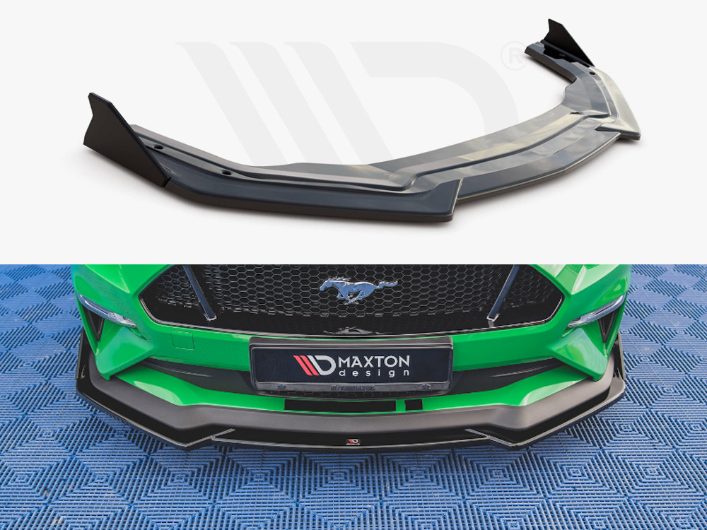 Maxton front splitter v1 + flaps ford mustang gt mk6 facelift models 1 Maxton front splitter v1 + flaps ford mustang gt mk6 facelift models