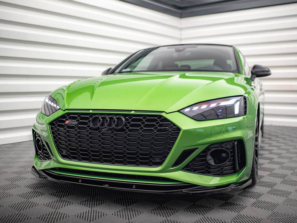 Maxton front splitter v3 audi rs5 f5 facelift models 2 Maxton front splitter v3 audi rs5 f5 facelift models - image 2