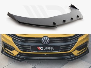 Maxton Street Pro Front Splitter + Flaps for VW Arteon R-Line