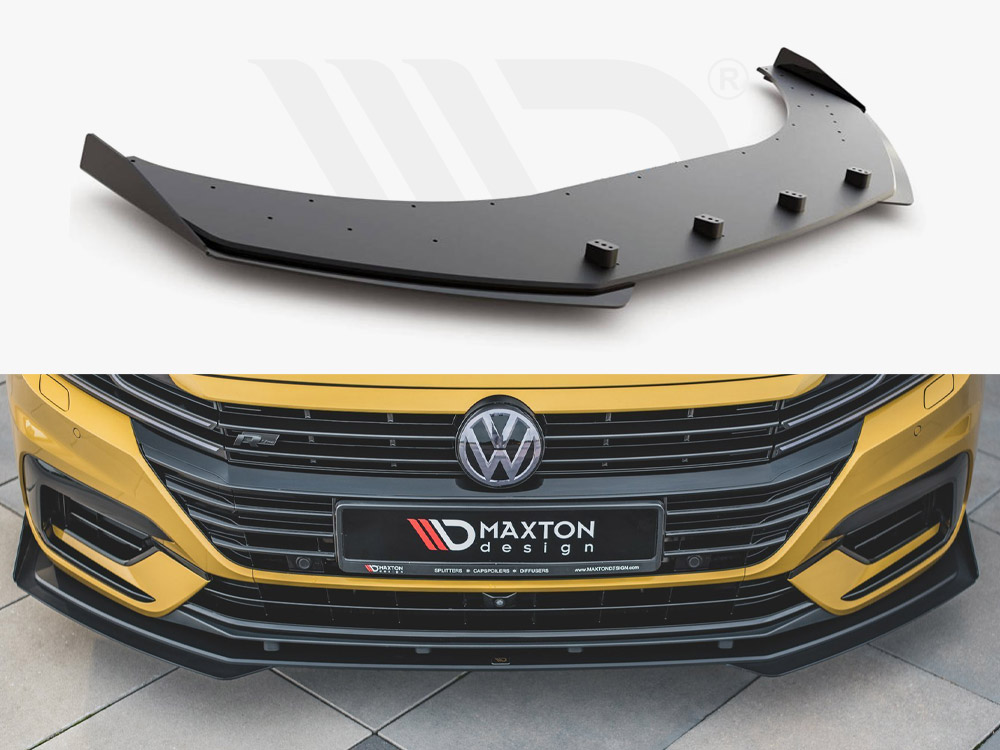 Maxton street pro front splitter + flaps for vw arteon r-line 1 Maxton street pro front splitter + flaps for vw arteon r-line