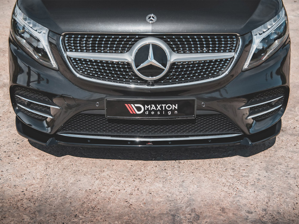 Maxton front splitter v3 mercedes-benz v-class amg-line w447 3 Maxton front splitter v3 mercedes-benz v-class amg-line w447 - image 3