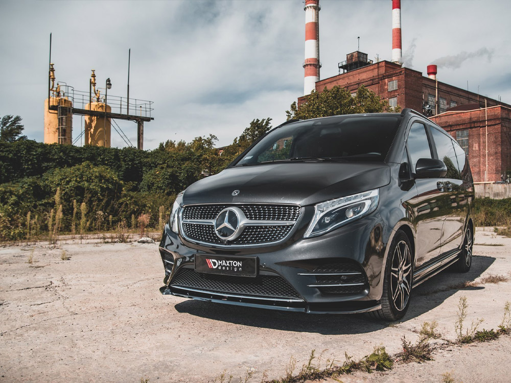 Maxton front splitter v3 mercedes-benz v-class amg-line w447 2 Maxton front splitter v3 mercedes-benz v-class amg-line w447 - image 2