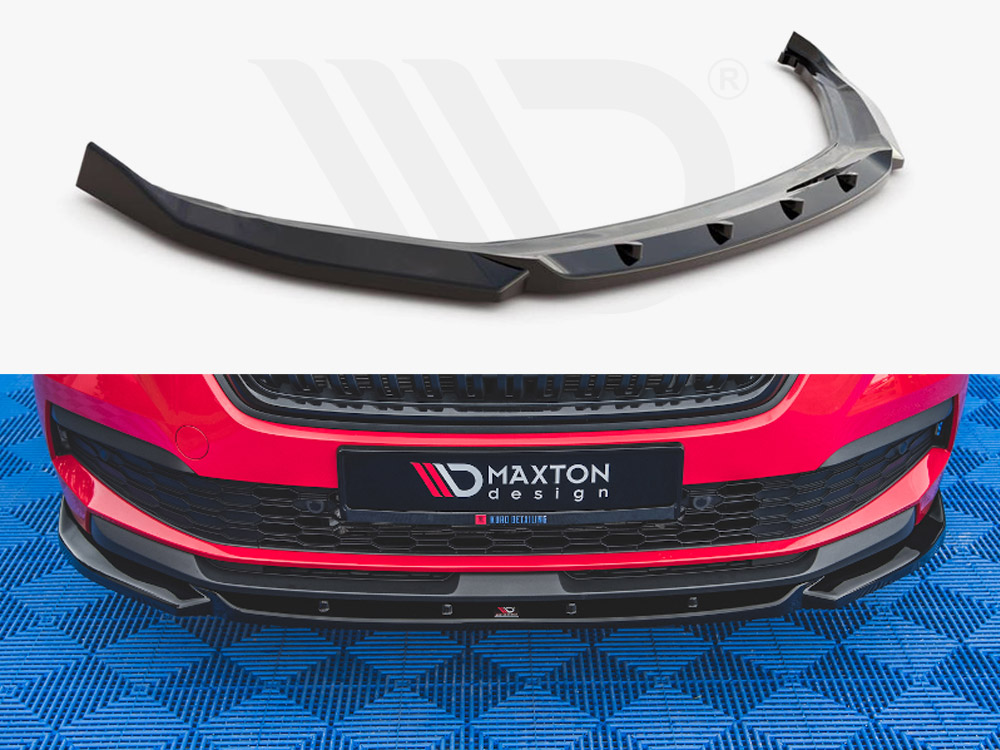 Maxton front splitter v1 skoda kamiq mk1 1 Maxton front splitter v1 skoda kamiq mk1