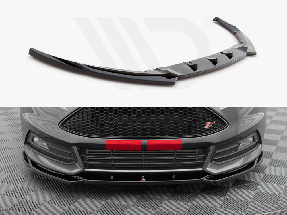 Maxton front splitter v5 ford focus st mk3 facelift models 1 Maxton front splitter v5 ford focus st mk3 facelift models