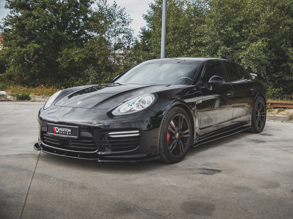 Maxton front splitter v1 porsche panamera turbo 970 facelift models (2013-2016) 2 Maxton front splitter v1 porsche panamera turbo 970 facelift models (2013-2016) - image 2