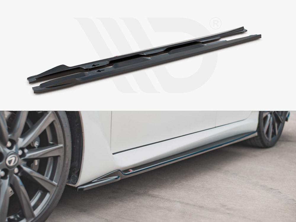 Maxton side skirts diffusers lexus is f mk2 (2007-2013) 1 Maxton side skirts diffusers lexus is f mk2 (2007-2013)