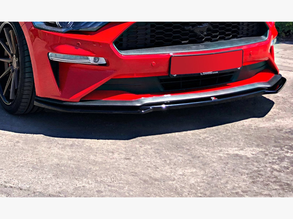 Maxton front splitter ford mustang mk6 facelift models (2018+) 3 Maxton front splitter ford mustang mk6 facelift models (2018+) - image 3