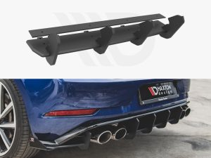 Maxton Street Pro Rear Diffuser Volkswagen Golf R Mk7 Facelift Models