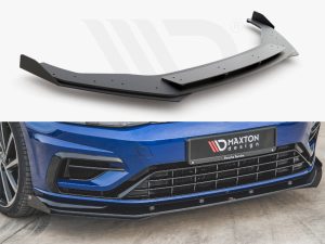 Maxton Street Pro Front Splitter + Flaps Volkswagen Golf R/R-Line Mk7 Facelift Models